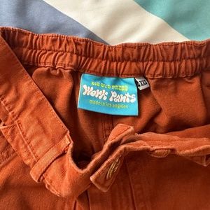 Big Bud Press Work Pants, XXS, Burnt Terracotta